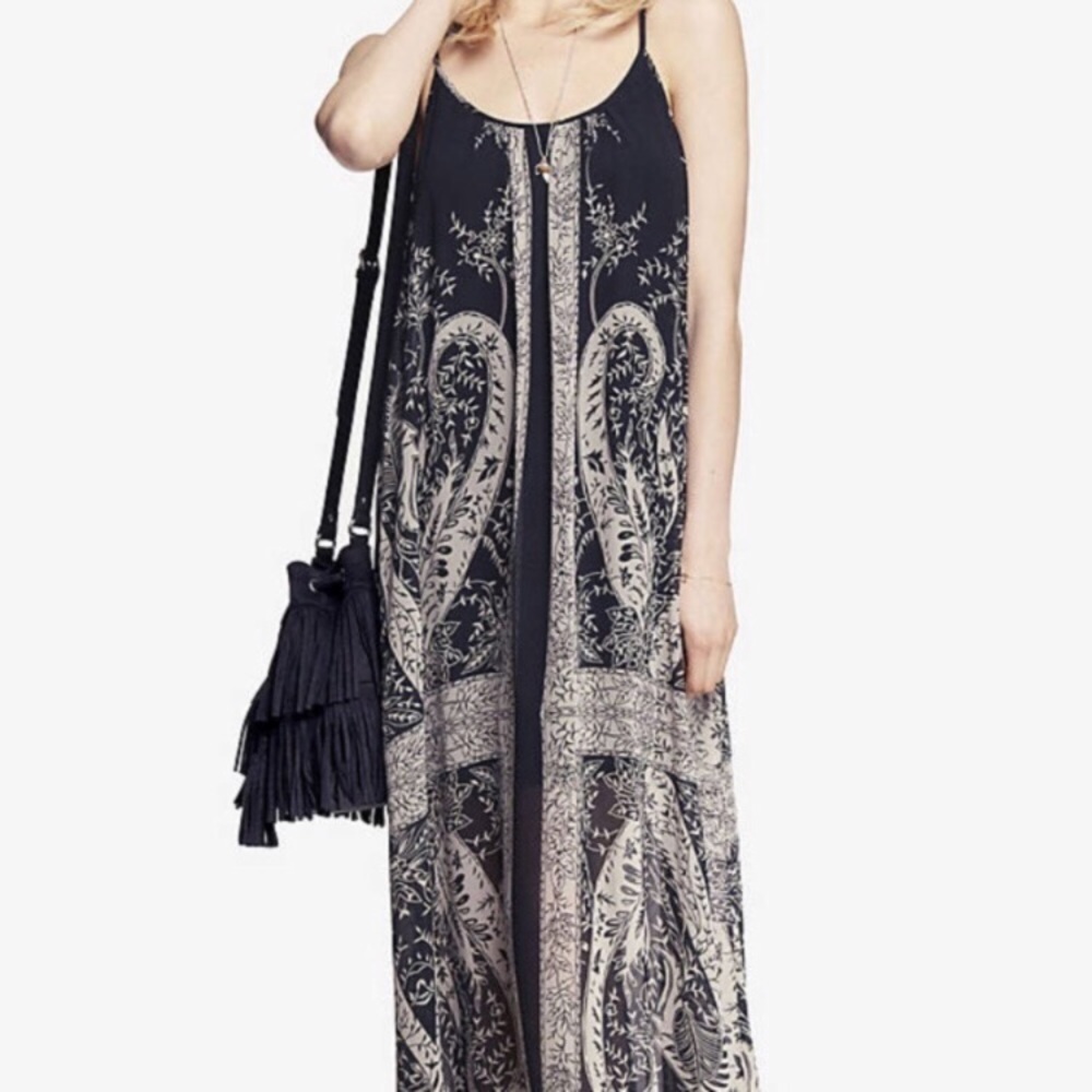 Express Black and White Maxi Dress size S